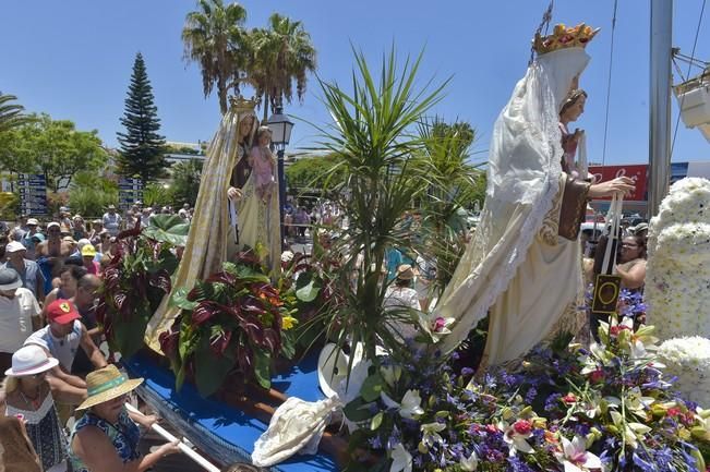 Procesión marítima de la Virgen del Carmen ...