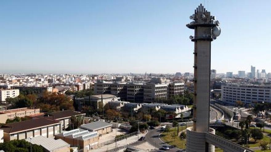 La sede de la antigua RTVV en Burjassot.