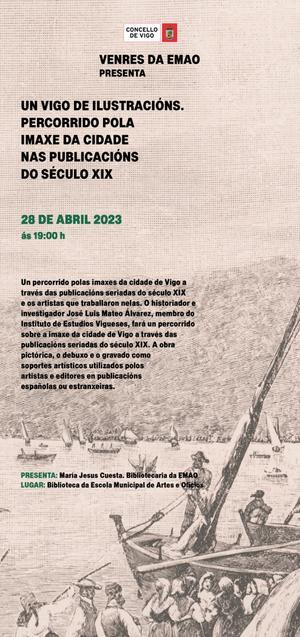 Cartel anunciador de la conferencia de este Venres da EMAO