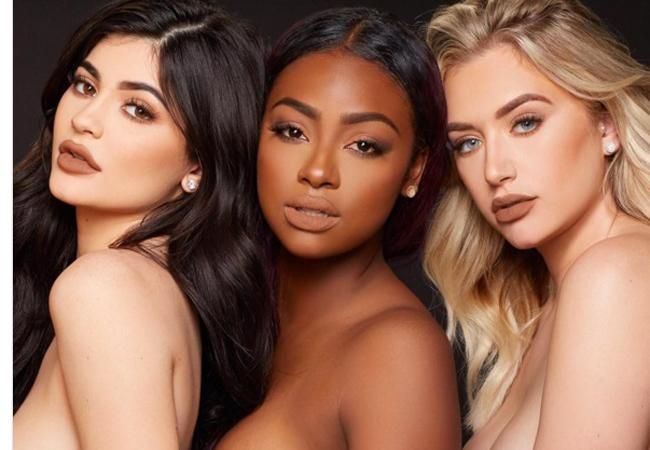 Campaña de Kylie Cosmetics: un mismo pintalabios varios resultados
