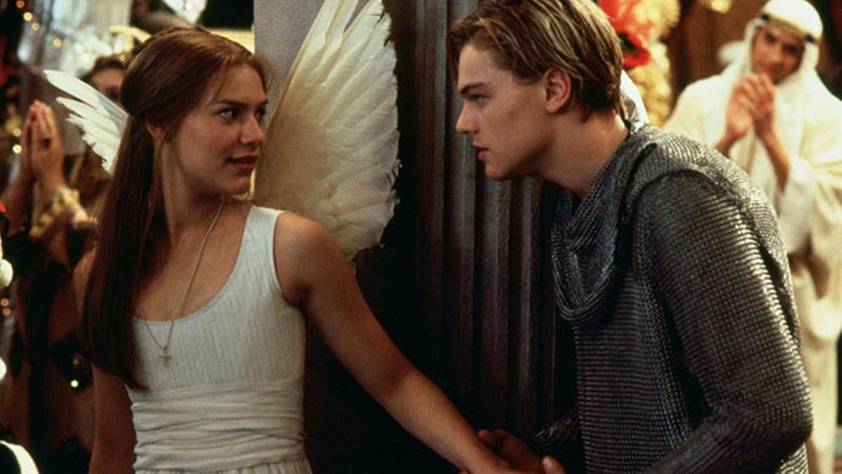 Escena de 'Romeo + Juliet' con Claire Danes y Leonardo Dicaprio