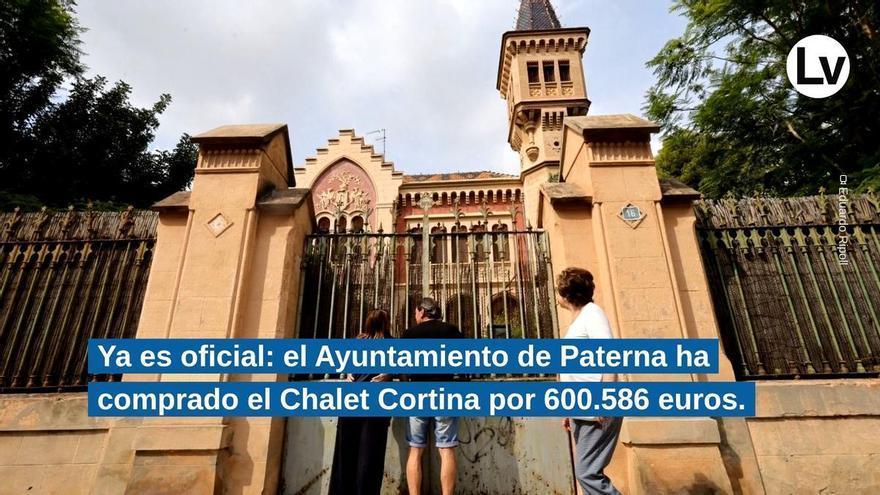 Ya es oficial, compra histórica en Paterna: el ayuntamiento adquiere por 600.000 euros el emblemático Chalet Cortina
