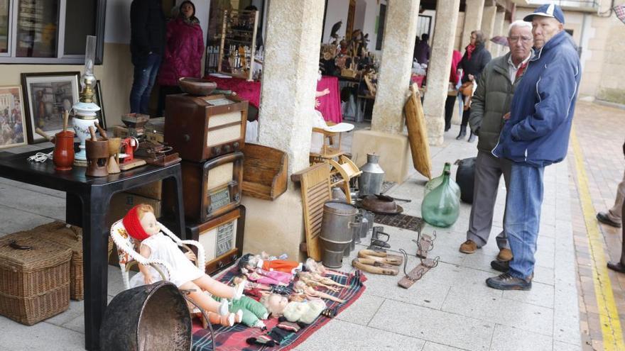 El puesto de Honorio en la Feria de los Santos de Fuentesaúco