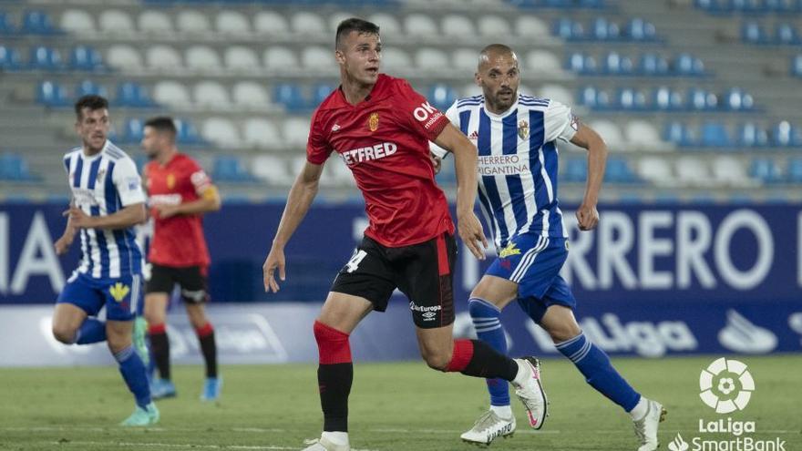 Valjent en el último partido con el Mallorca ante la Ponferradina.