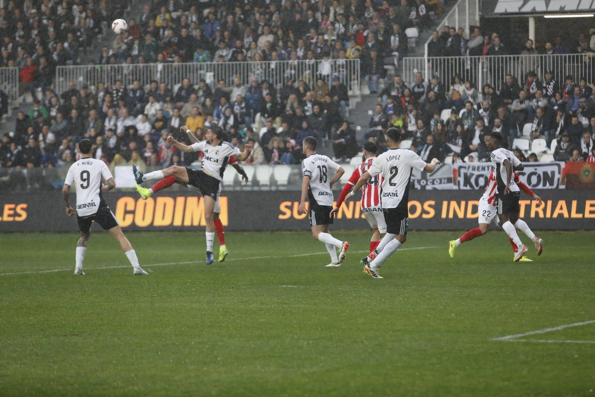 Así fue el partido entre el Sporting y el Burgos