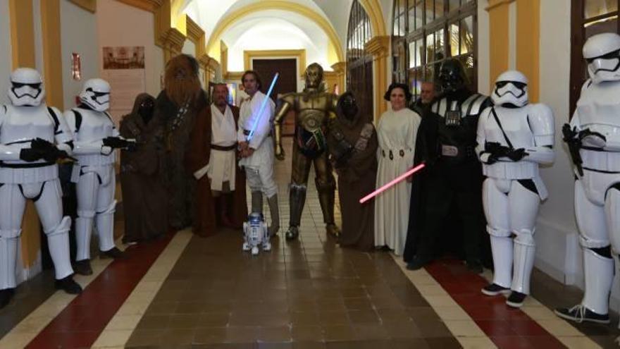 Actores que animarán el concierto de música de Star Wars esta tarde en Alicante.