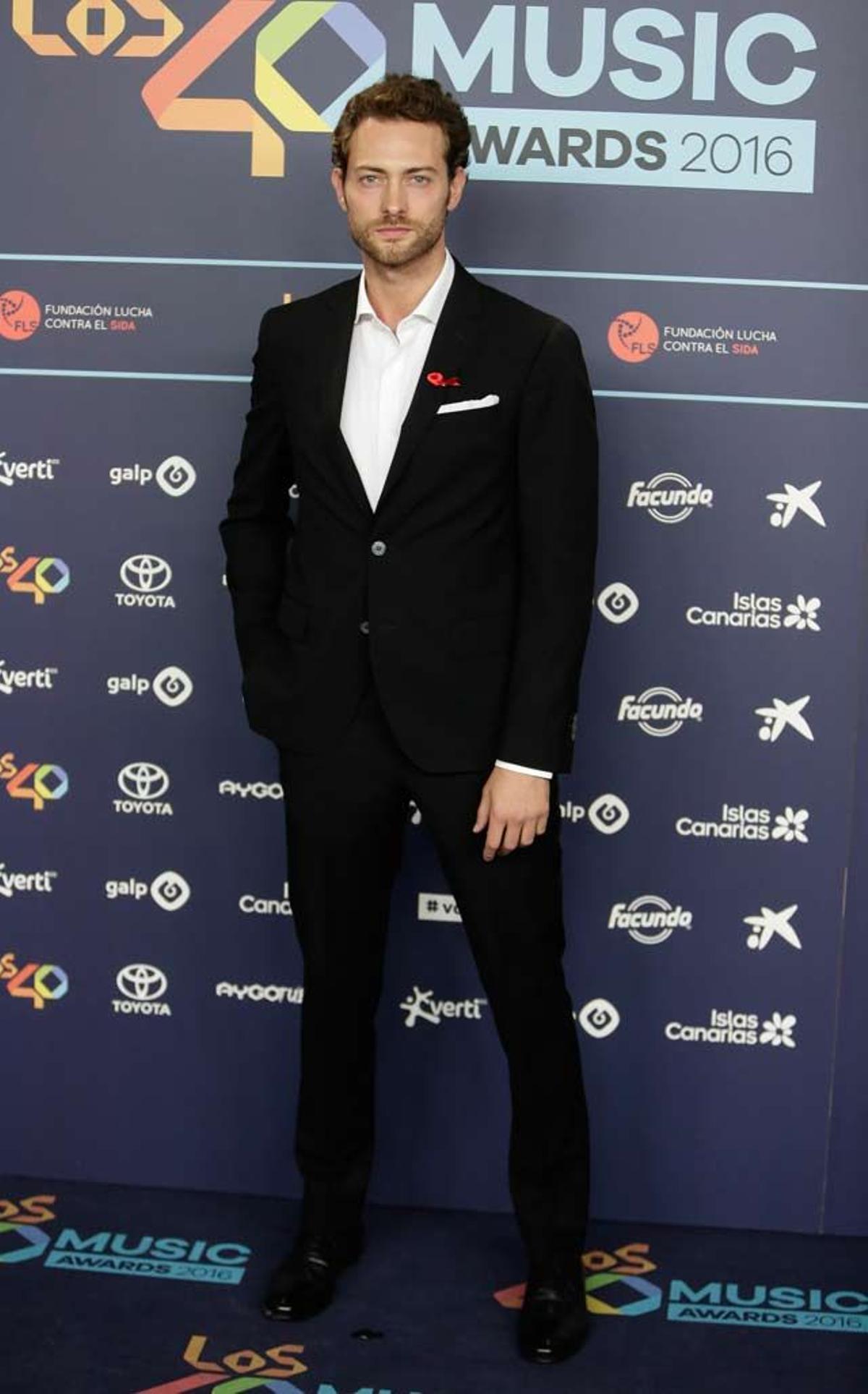 Peter Vives en la cena de los 40 Music Awards