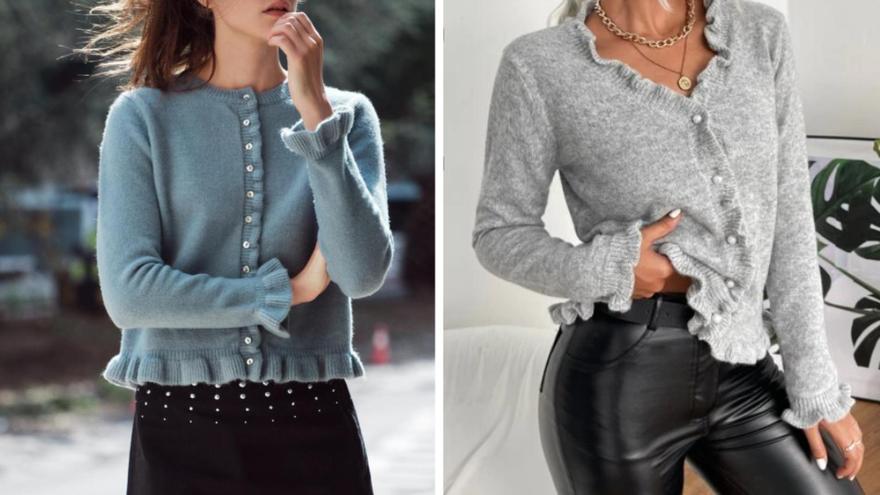 Adiós a Zara: Shein saca el cárdigan con volantes que más se ve en las calles a mitad de precio