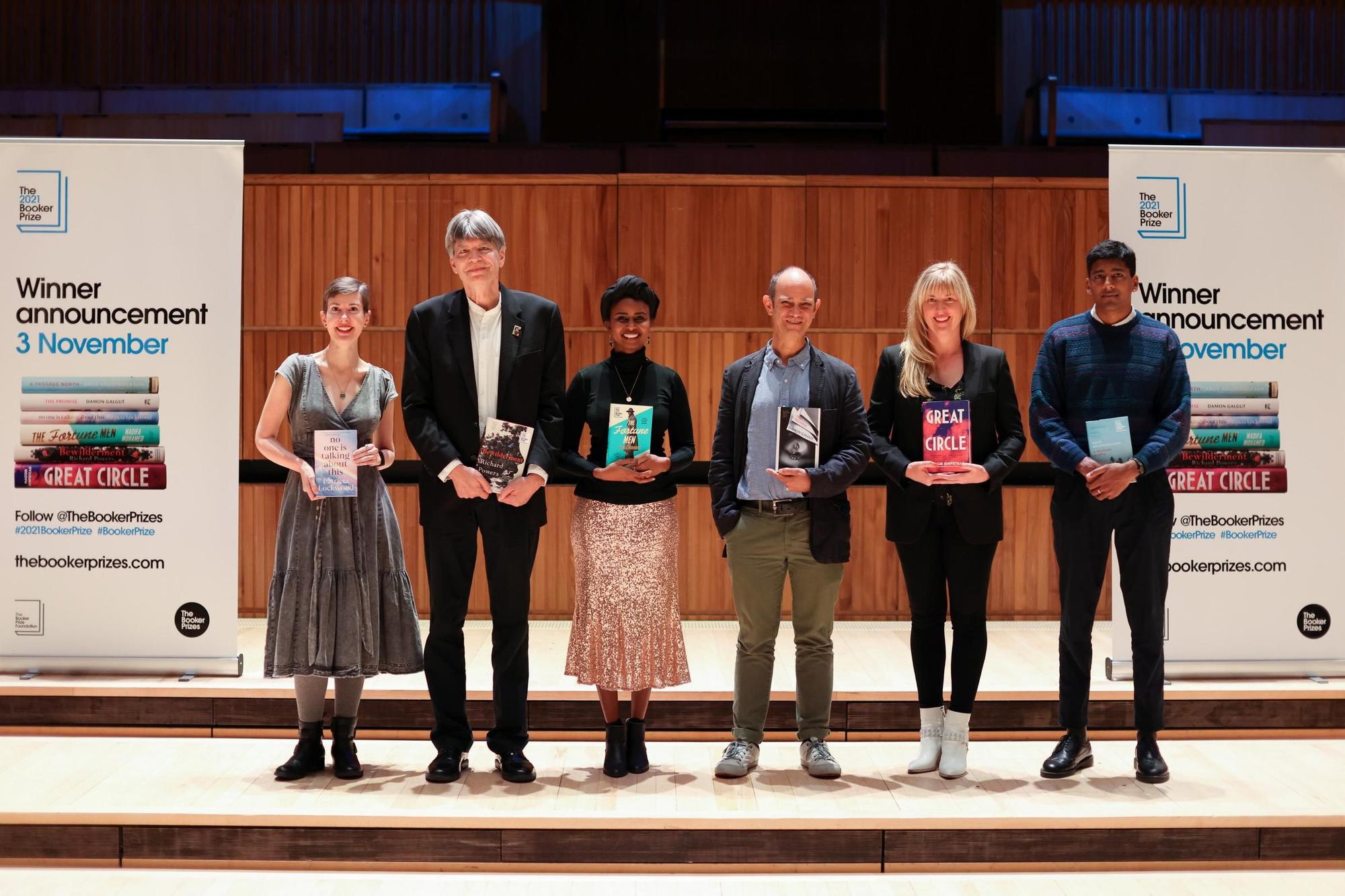 Photo-call de los autores nominados para el premio Booker