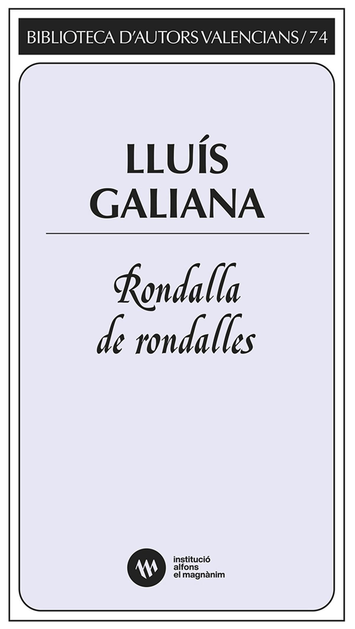 Portada del libro reeditado de "Rondalla de rondalles".