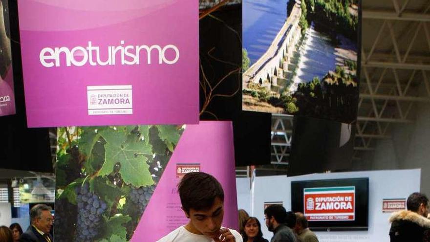 Varios episodios fotográficos durante la primera jornada de Intur celebrada por el Patronato de Turismo de Zamora.