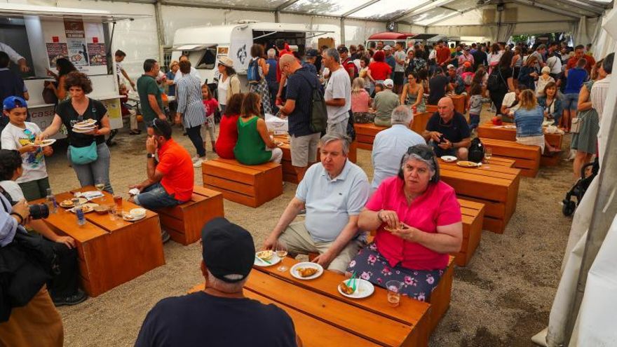 La vieira muestra su arrebatador encanto en A Calzada