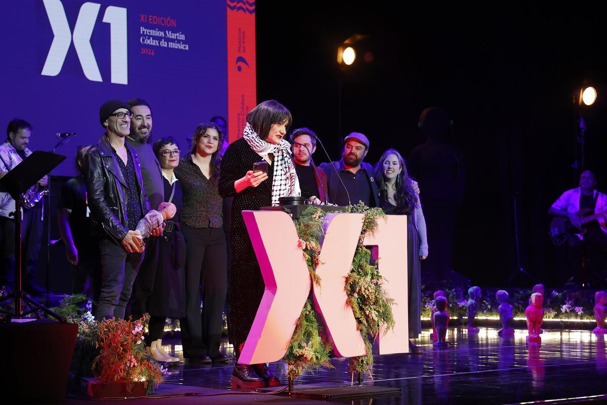 Entrega de los premios de la música gallega Martín Códax