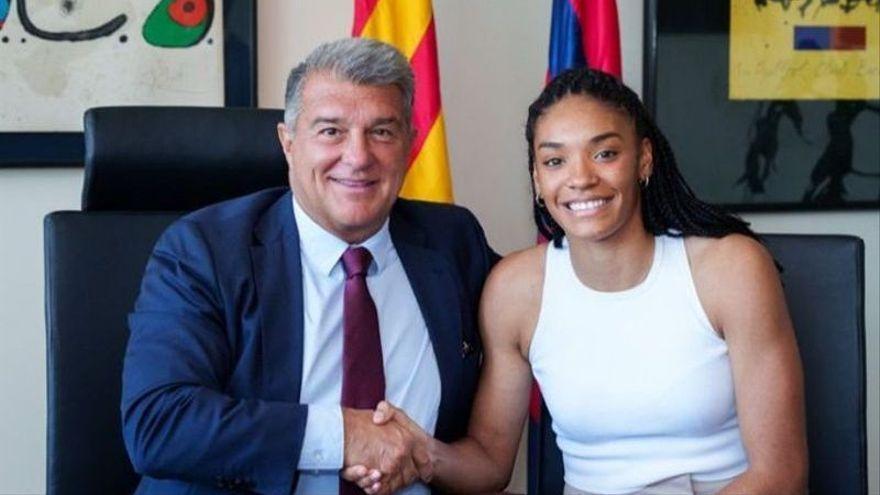 Salma Paralluelo ficha por el FC Barcelona y deja el atletismo