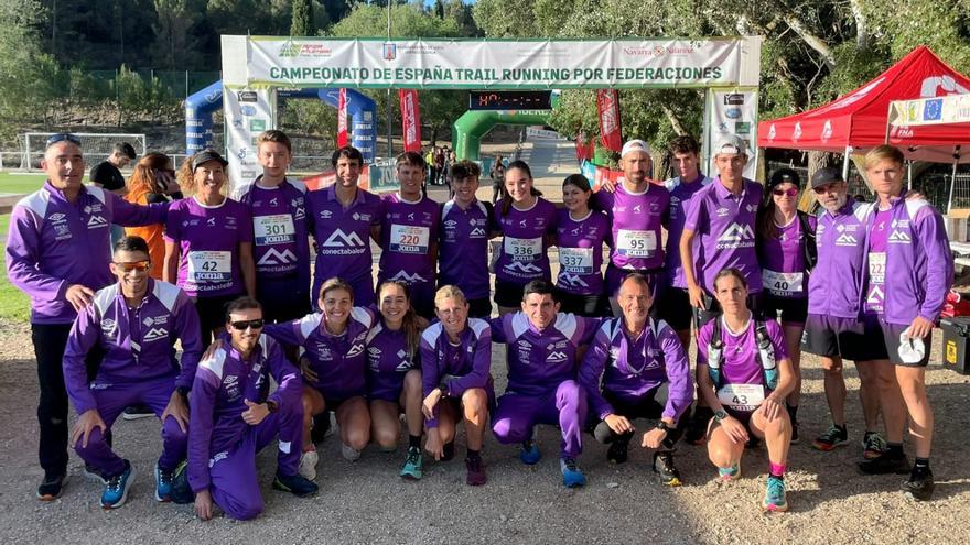 La selección balear masculina es cuarta en el Nacional de trail running