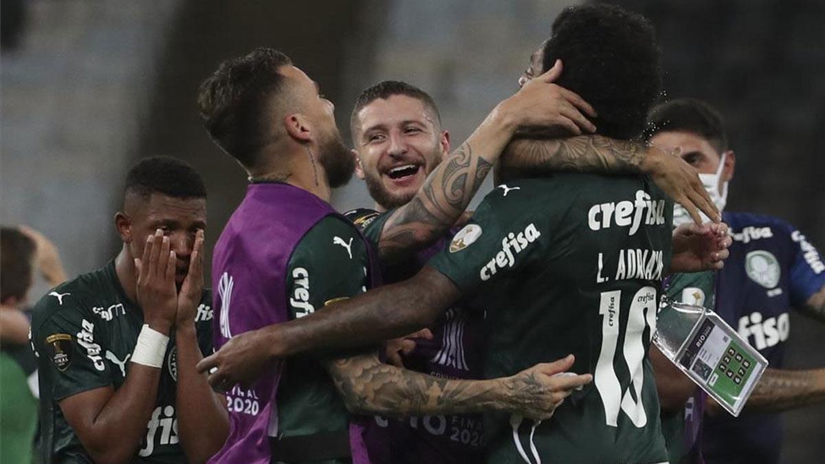 El Palmeiras llega eufórico por haber ganado la Copa Libertadores