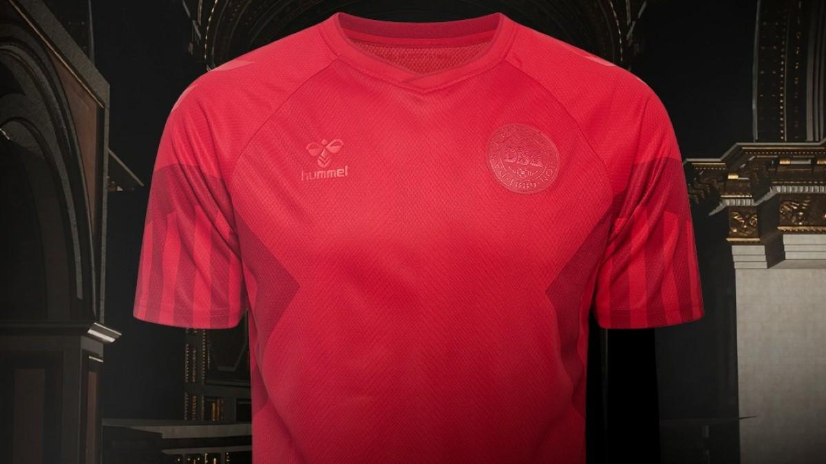 Esta será la primera camiseta de Dinamarca en el Mundial de Catar