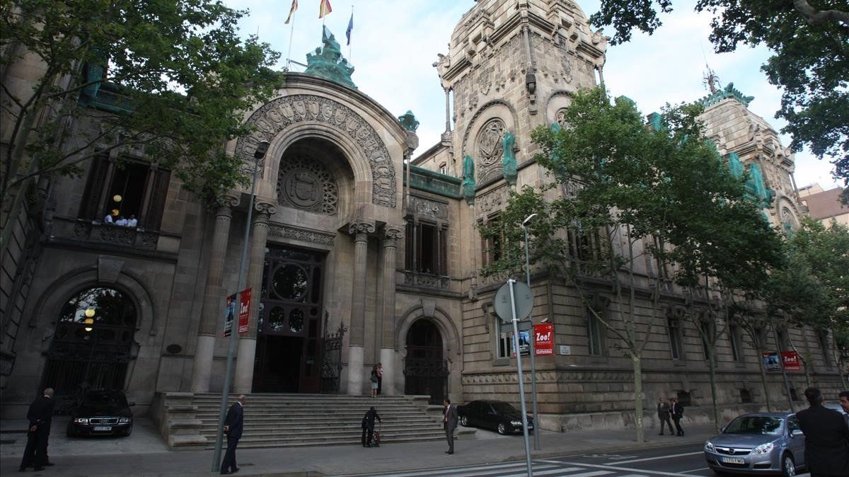 Sede de la Audiencia de Barcelona.