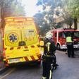 Angustioso rescate de un joven y un bebé atrapados en un edificio incendiado en Palma