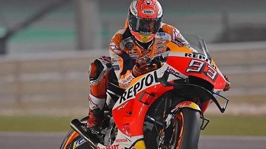 Marc Márquez aconsegueix ser el més ràpid en els entrenaments a Argentina