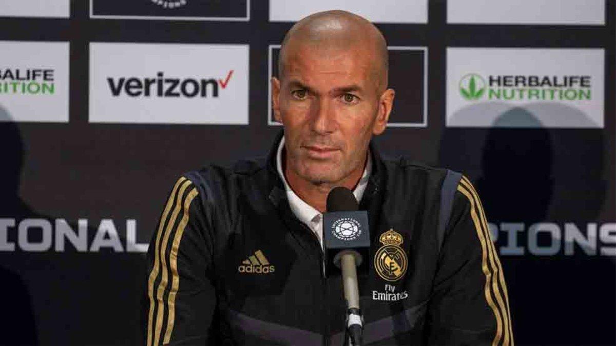 Zinedine Zidane habló antes del derbi contra el Atlético