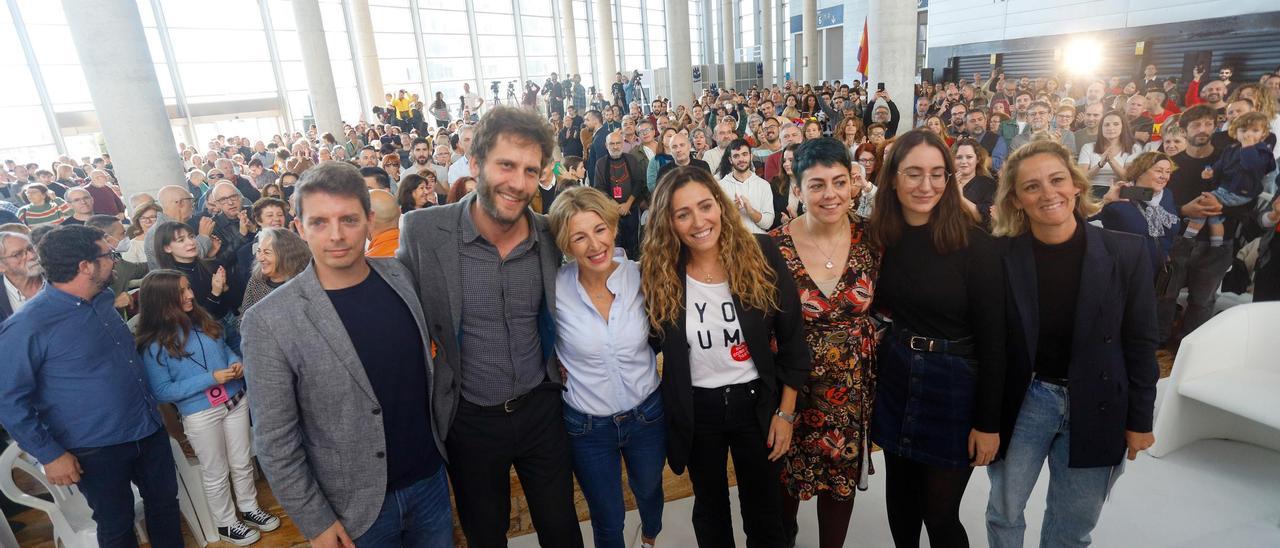 Acto de Yolanda Díaz en Valencia