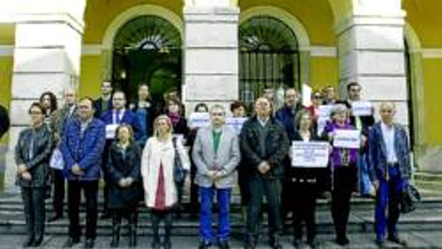 Minuto de silencio contra la violencia de género