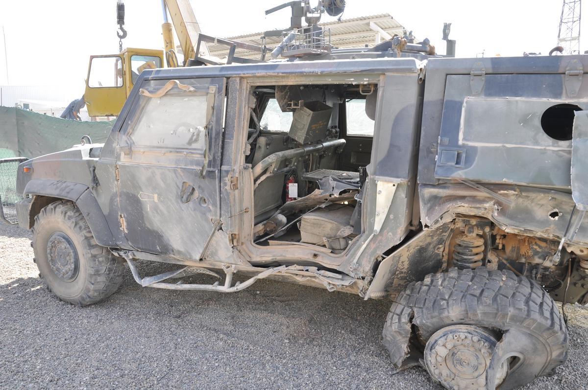 Efectos de un ataque en Afganistán, en 2014.