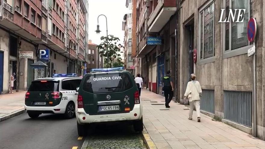 Llegada al juzgado de los cuatro investigados por la pelea de Piedras Blancas