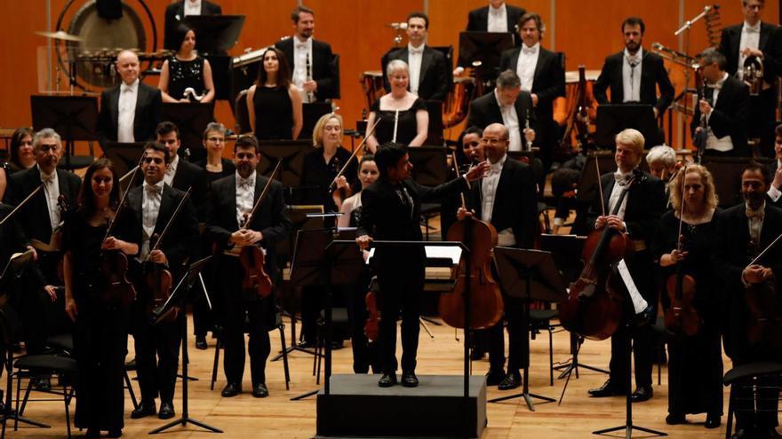 El concierto de la OSPA, ayer, en el Auditorio.