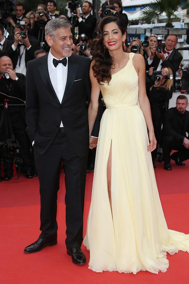 Amal Clooney, la versión más elegante de Versace en el Festival de Cine de Cannes