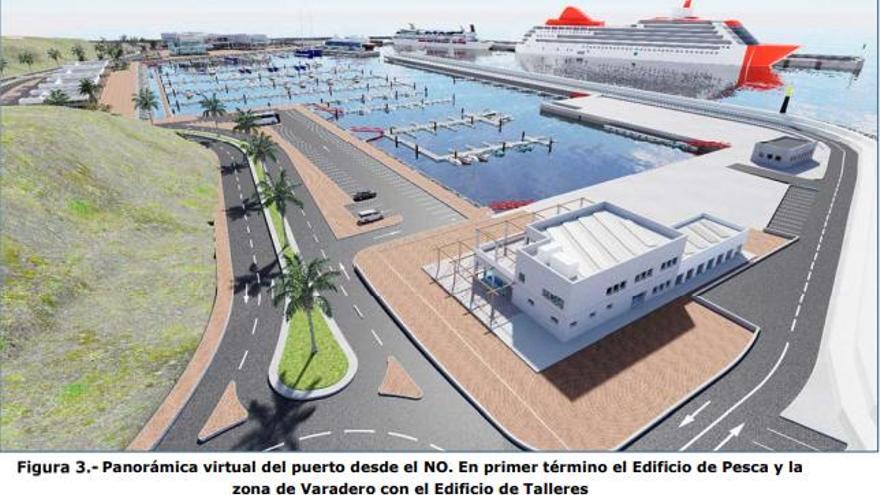 El muelle de Gran Tarajal se ampliará en 280 metros de línea de atraque