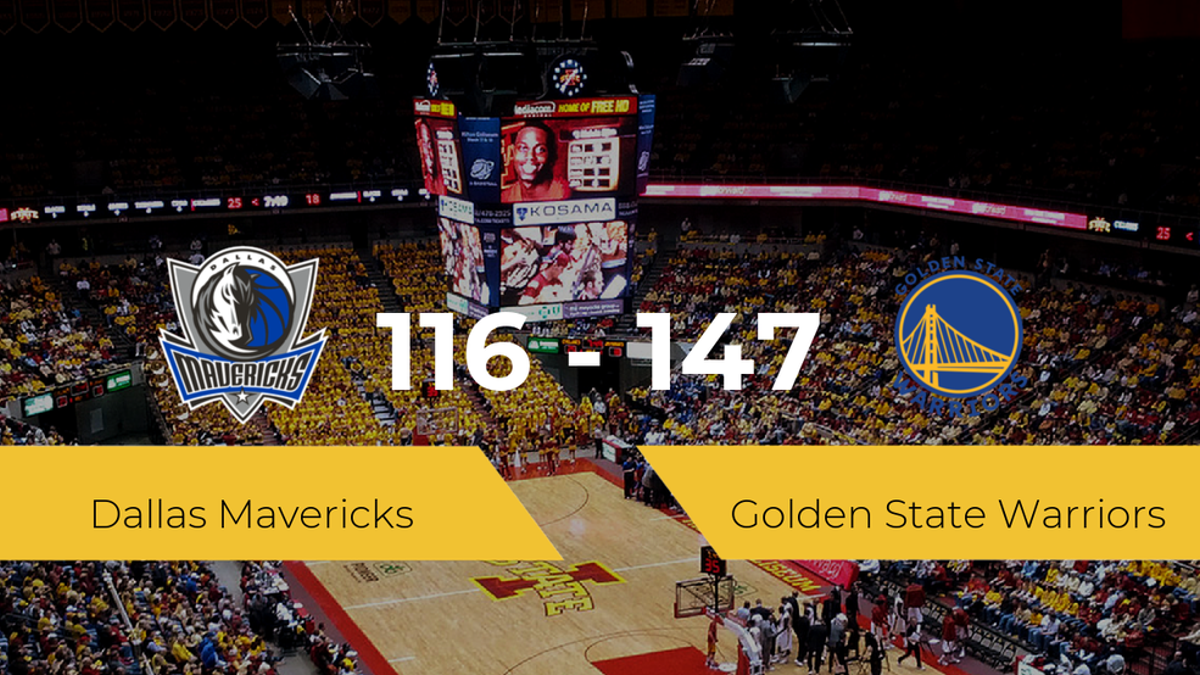 Golden State Warriors se hace con la victoria contra Dallas Mavericks por 116-147