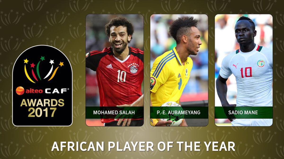 Los tres aspirantes a mejor jugador africano del año