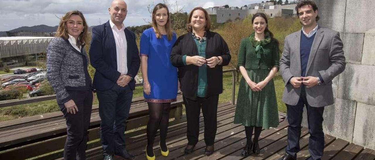 Carmen Ruiz, Jaime Aneiros, Mónica Siota, Ana Pita, Soraya Rguez. y Luis Muleiro. // R.G.