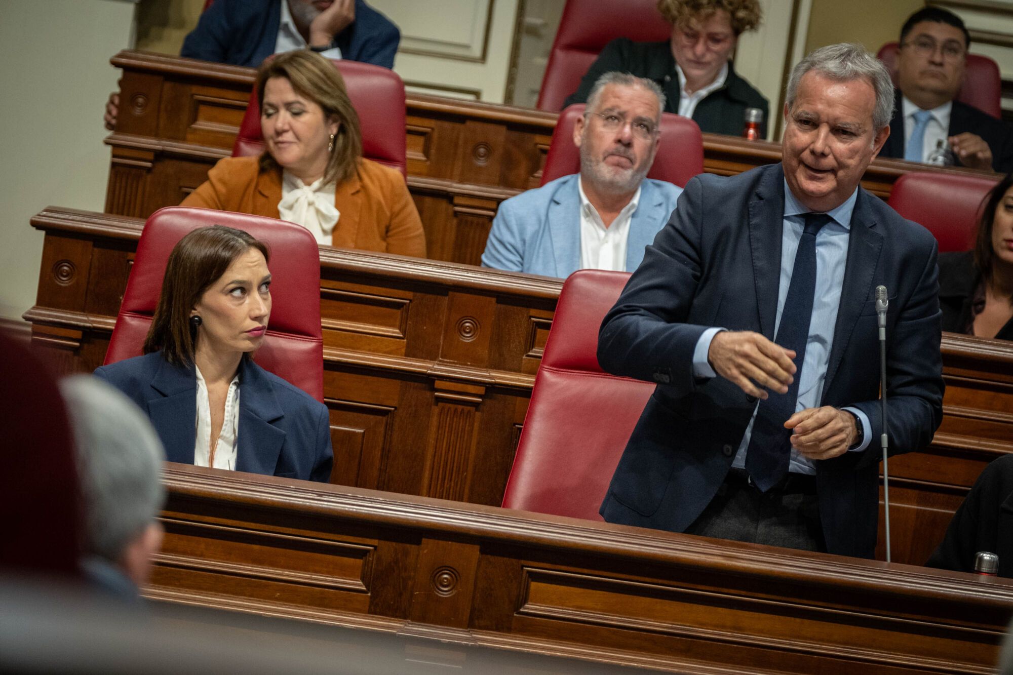 Pleno del Parlamento de Canarias.
