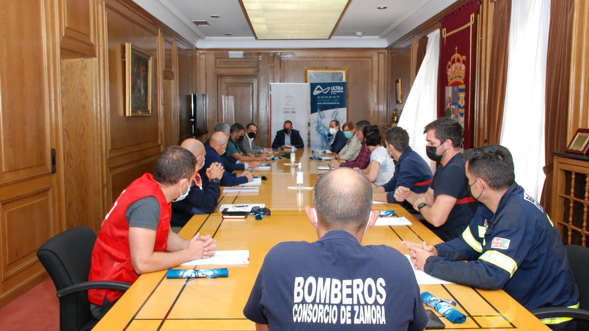 Imagen de la reunión de la seguridad