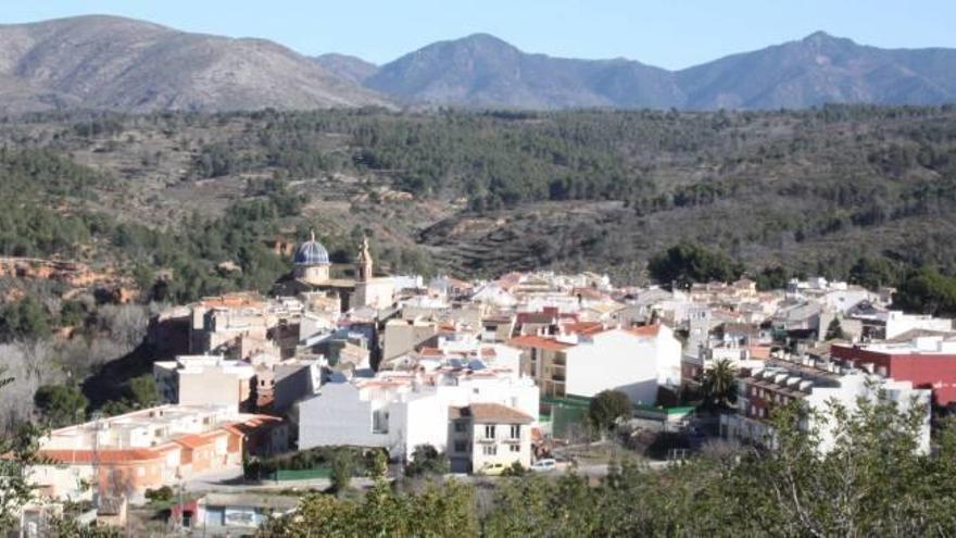 Vista panorámica del municipio de Navajas.