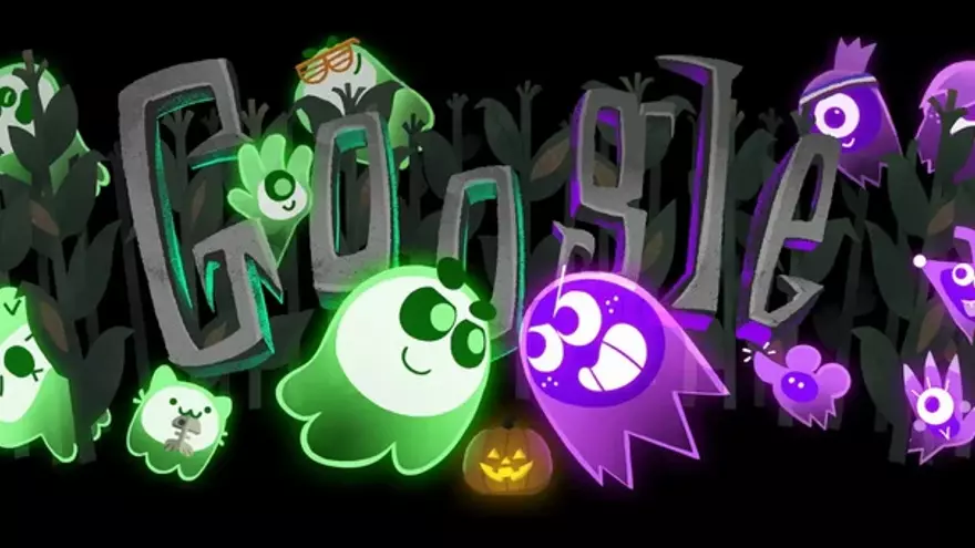 Google homenajea la fiesta de Halloween con un doodle interactivo