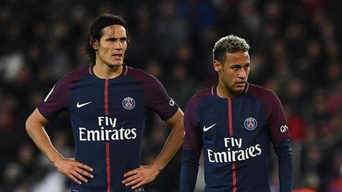 Cavani y Neymar se pelearon en el campo