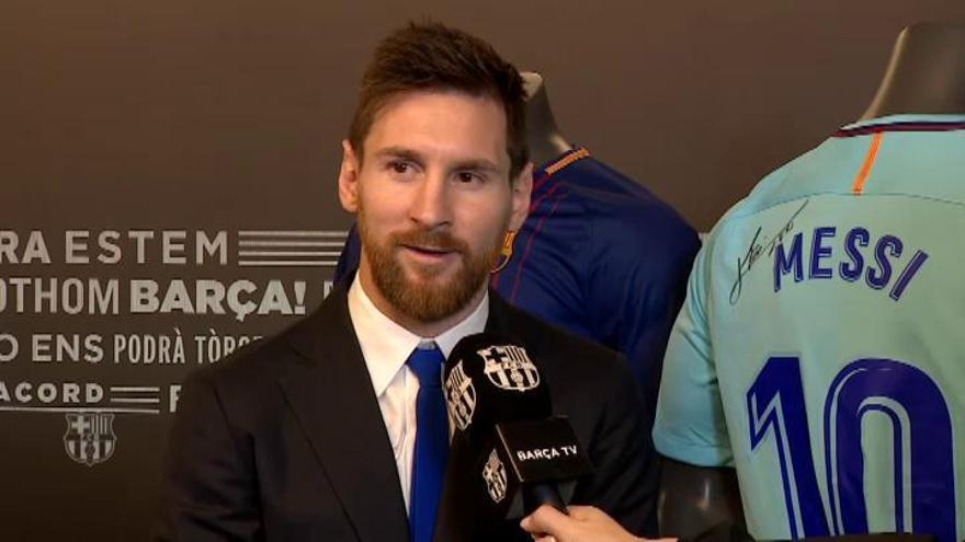 Leo Messi renueva con el Barça hasta 2021