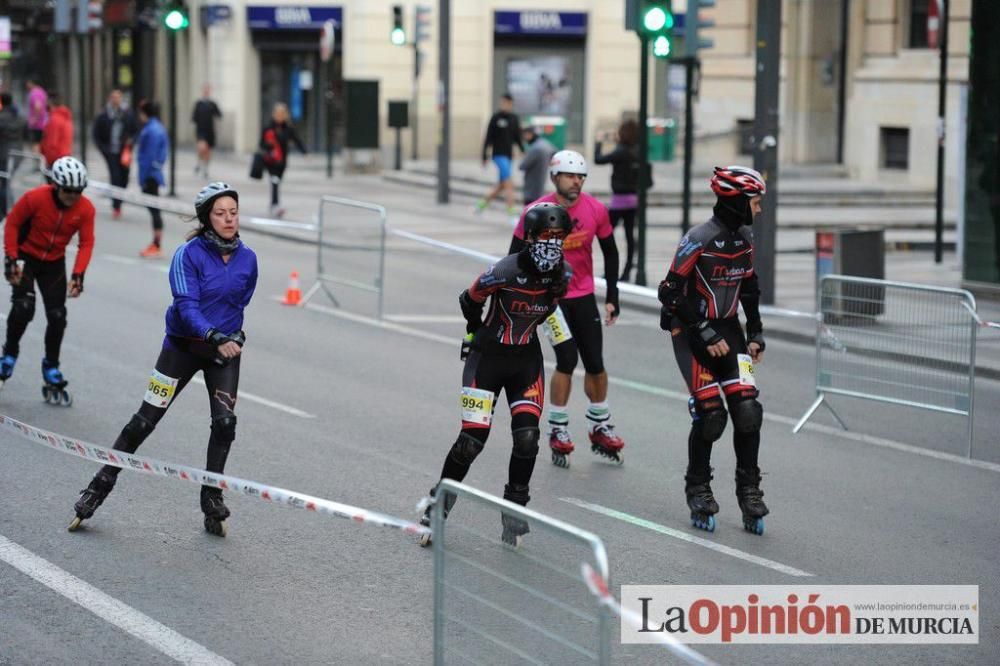 Murcia Maratón. Salida patinadores