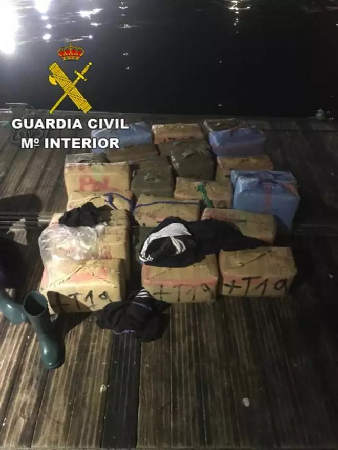 Interceptada una zodiac con 720 kilos de hachís al sur de Gran Canaria