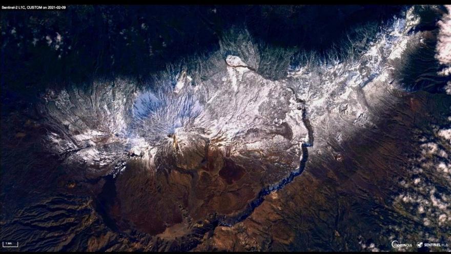 Imagen tomada desde el satélite Sentinel 2L1C