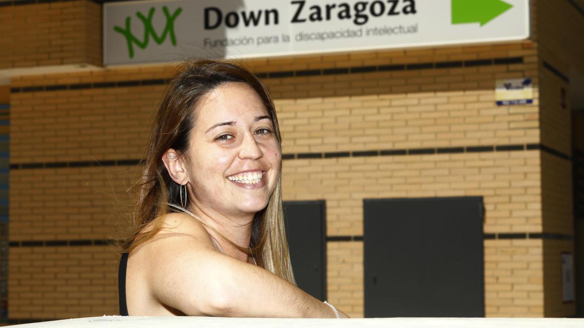 Noemí Fernández, responsable de voluntariado de la Fundación Down Zaragoza
