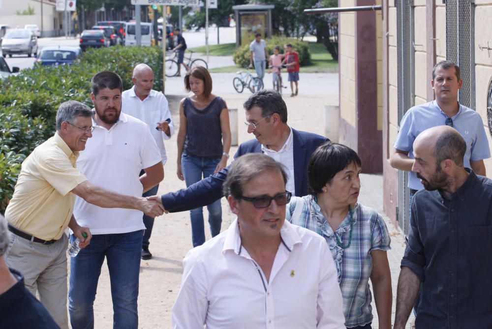 Alcaldes gironins fan una crida a participar en l''acte de la Diada a Salt