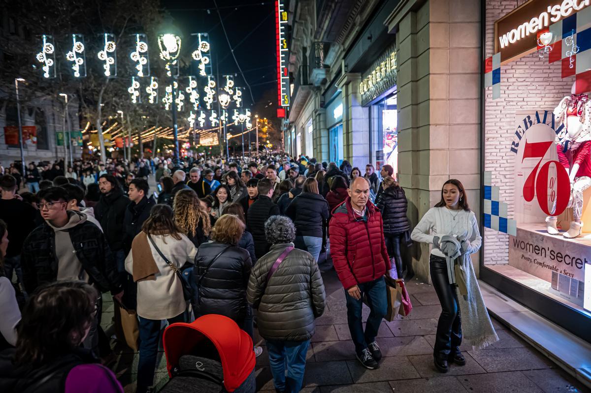 El comercio de Barcelona con rebajas adelantadas