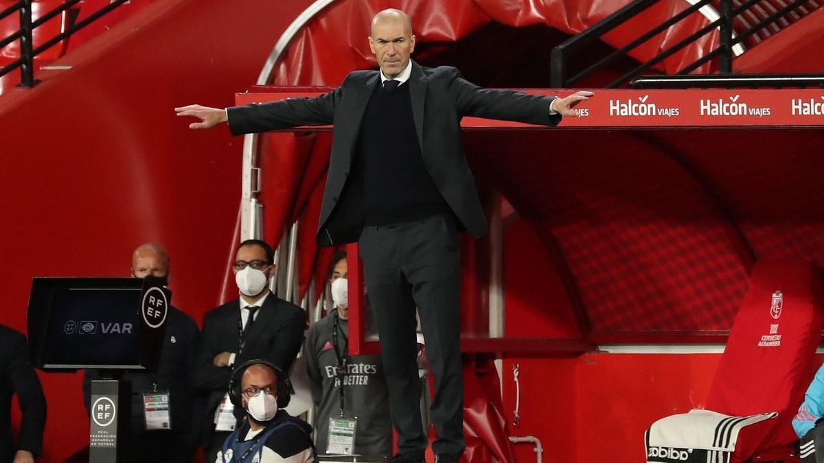 Zinedine Zidane en una imatge d&#039;arxiu