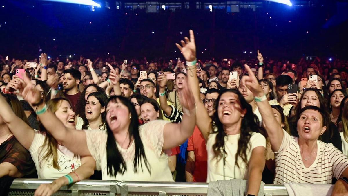 Concierto de Pablo Alborán en el Palau Sant Jordi.