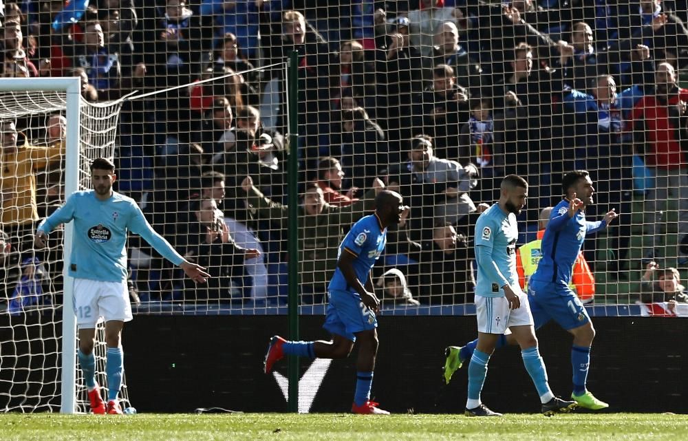 El Getafe - Celta, en imágenes. // EFE | Mariscal